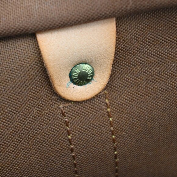 LOUIS VUITTON Flanerie 45 Shoulder Bag Monogram Leather Brown - Picture 13 of 14